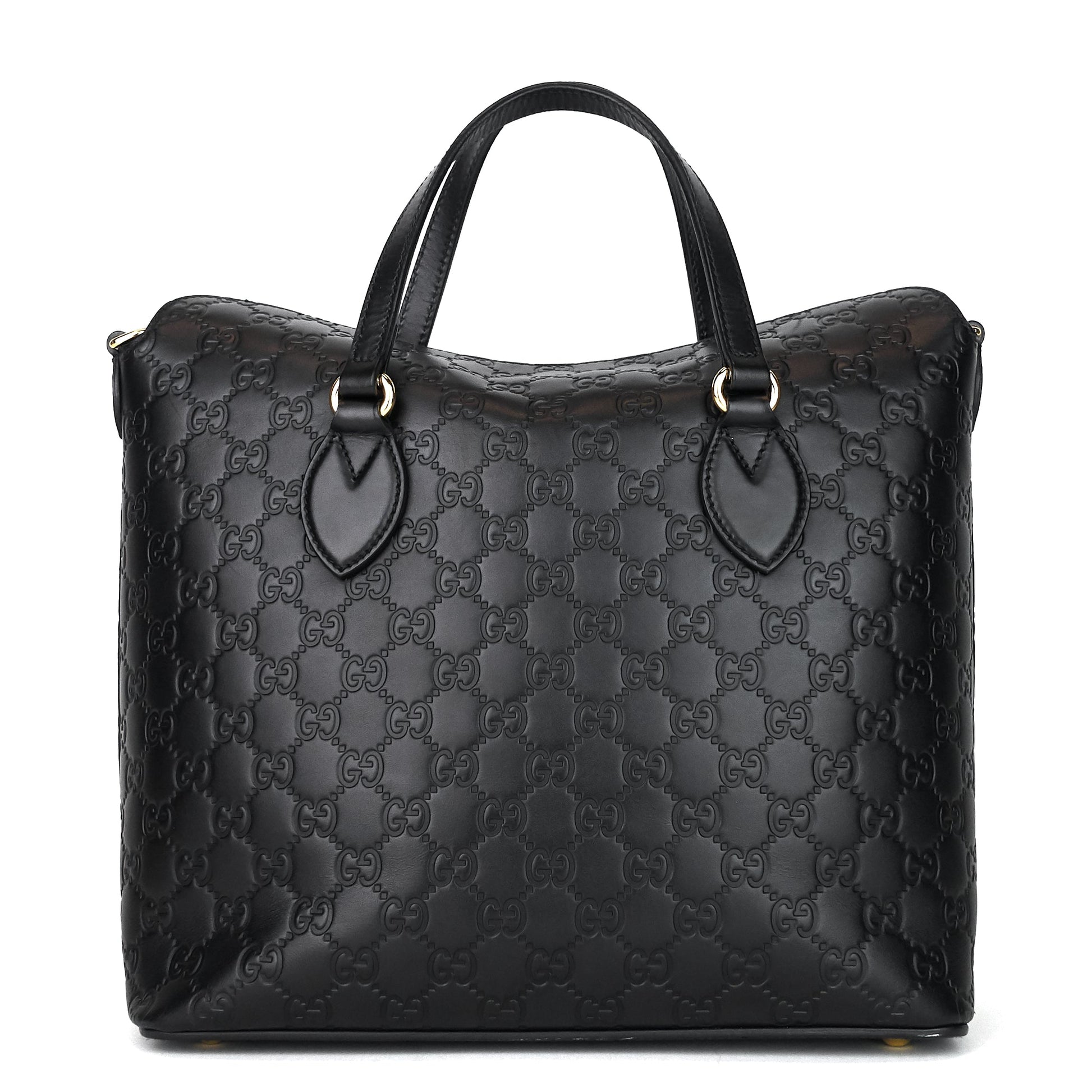 Gucci Signature Top Handle Guccissima Bag