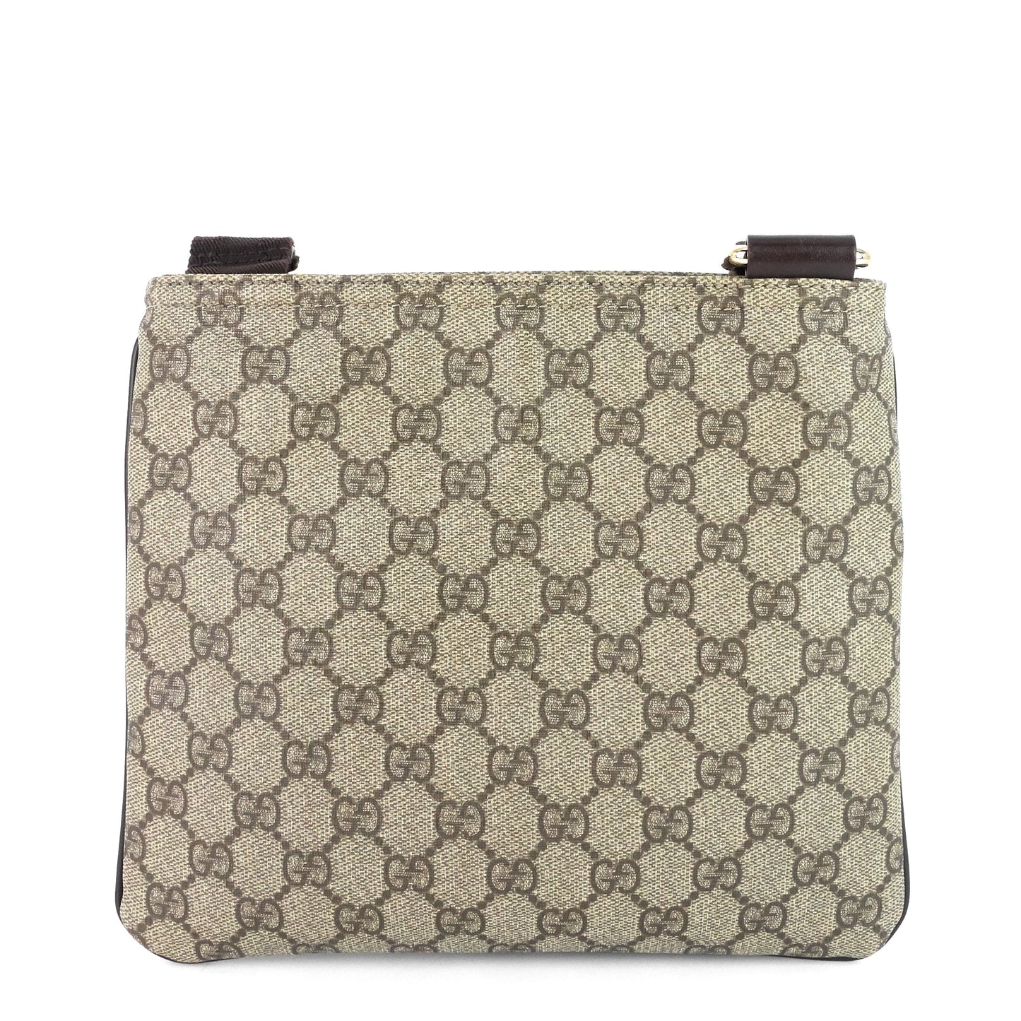 Gucci Zip Top Supreme Monogram Canvas Small Messenger Bag