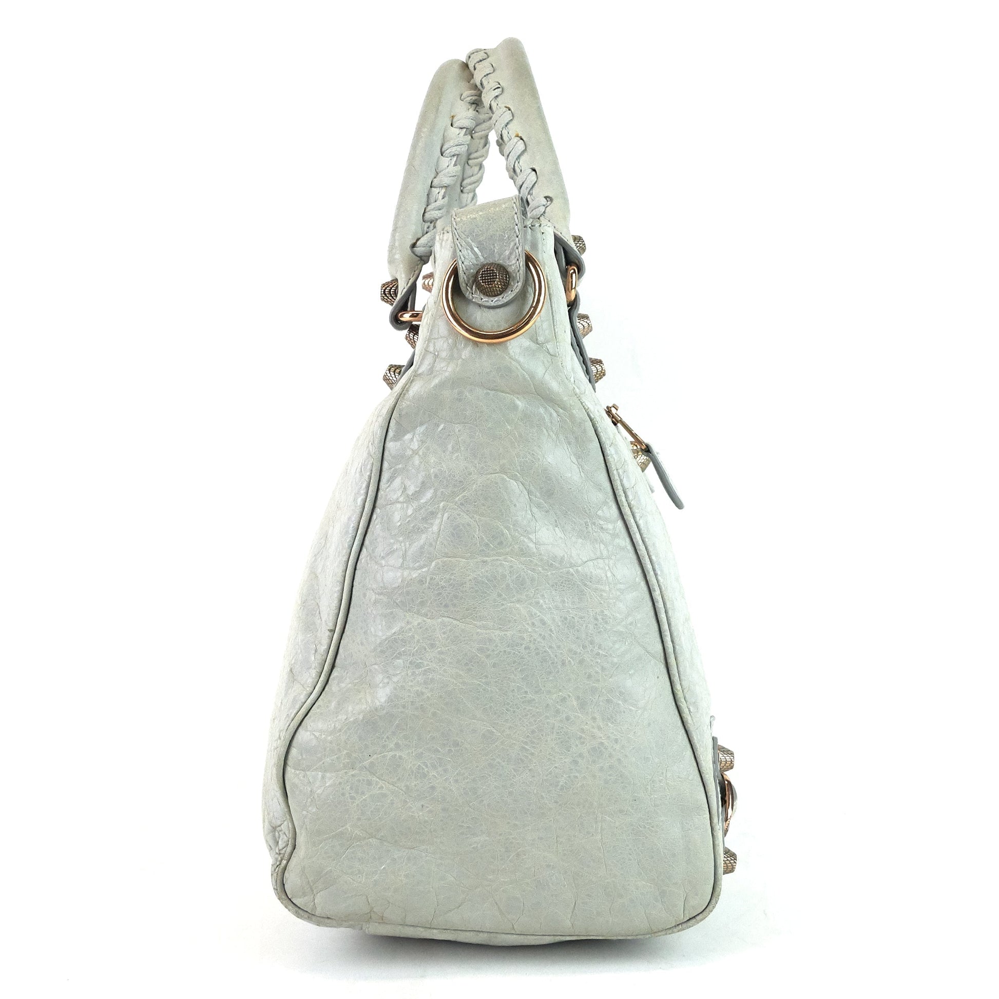 Balenciaga Velo Giant Studs Leather Handbag