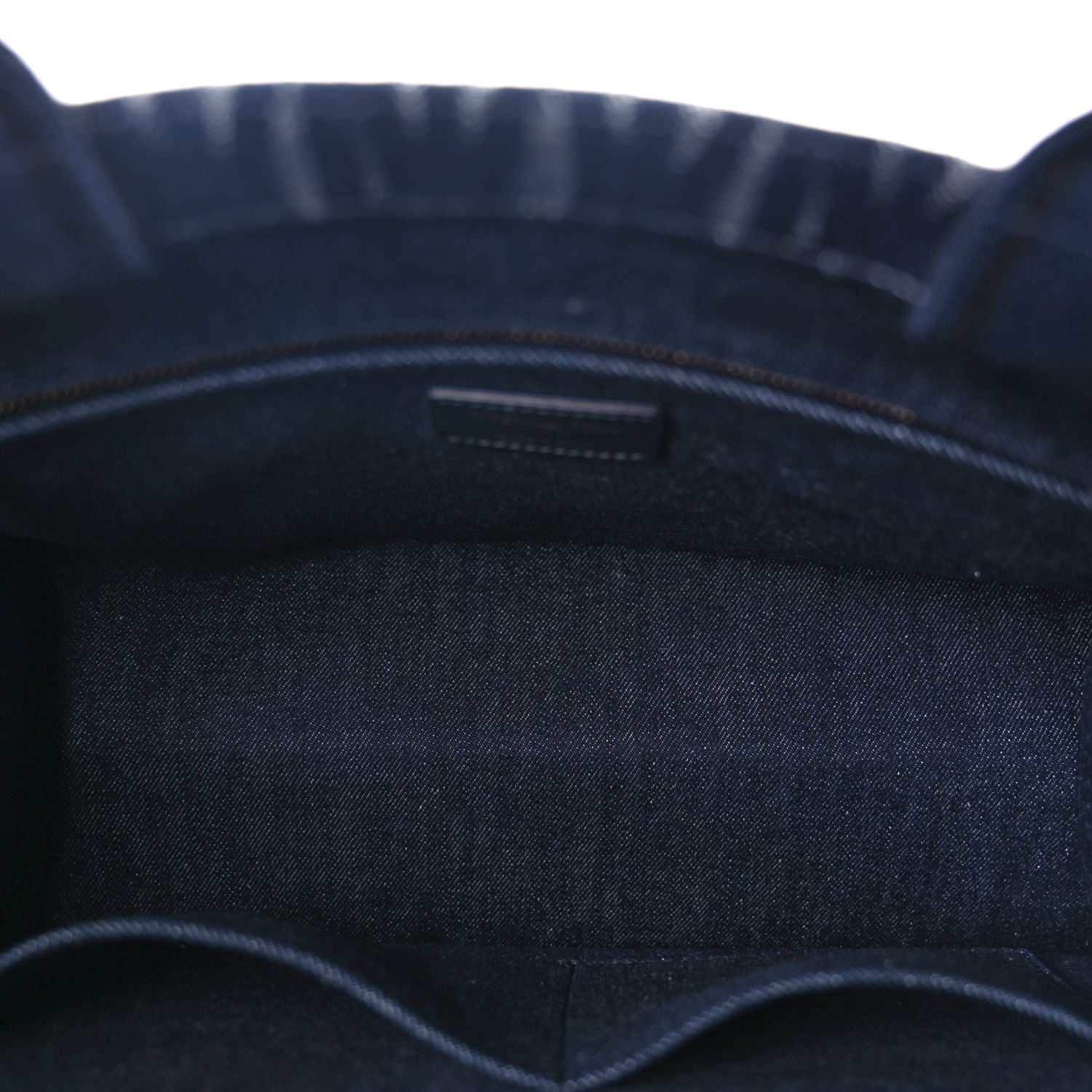 Christian Dior Canvas Calfskin Embroided Medium Miss Dior All Over Book Tote Denim Multicolor