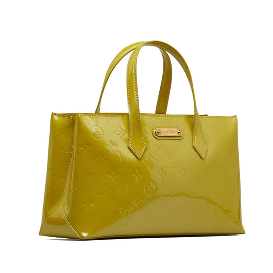 LOUIS VUITTON Monogram Vernis Wilshire PM Handbag