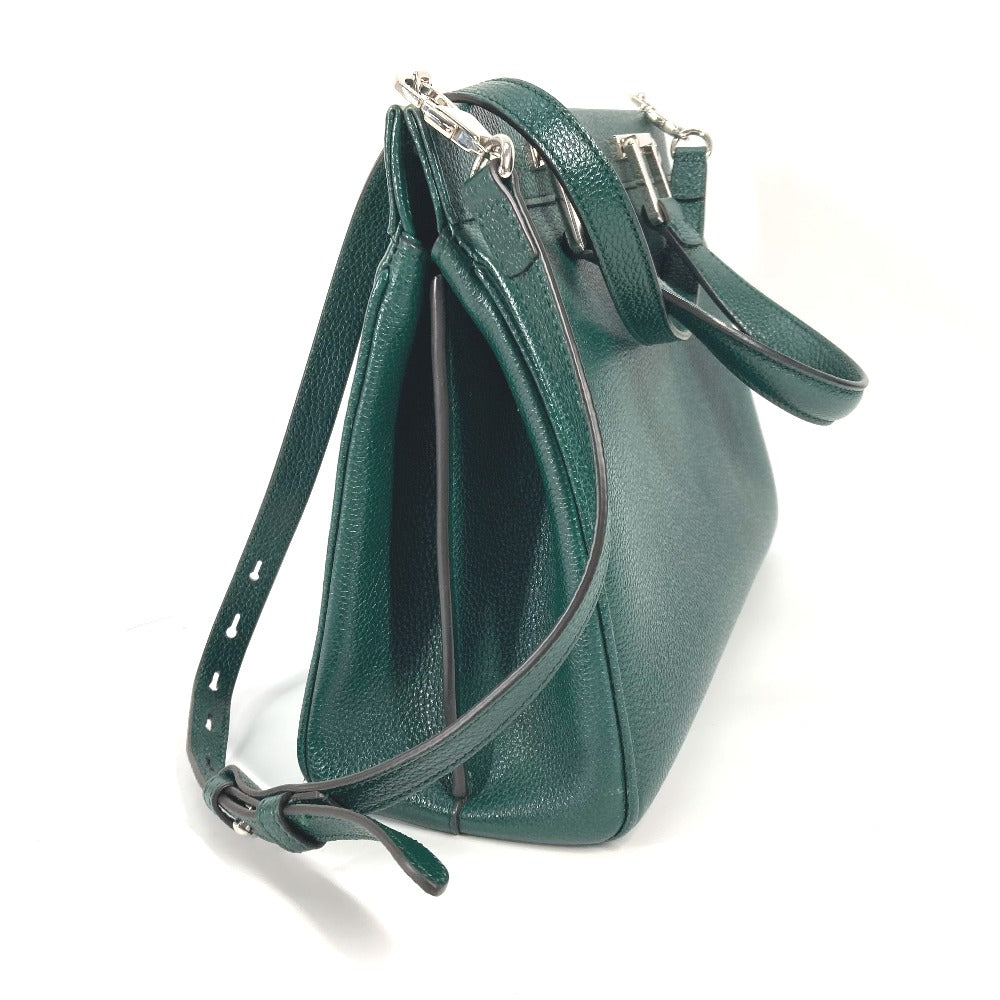 GUCCI Handbag 569712 leather green Zumi Small GG Women