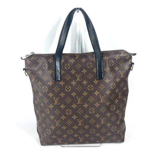 LOUIS VUITTON Tote Bag Monogram macacer canvas Brown Monogram macacer Kitan