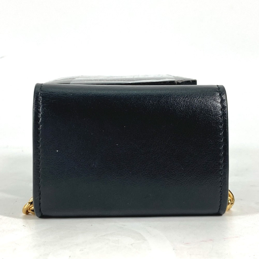 LOUIS VUITTON Other accessories leather black Chain Bijou Sac Earphone Holder LV Link