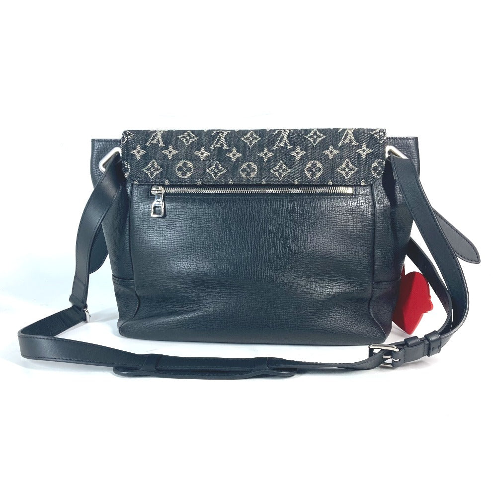 LOUIS VUITTON Shoulder Bag Monogram denim, leather black Monogram denim Busus Tokyo