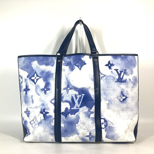 LOUIS VUITTON Shoulder Bag Monogram canvas blue Monogram Weekend Tote GM
