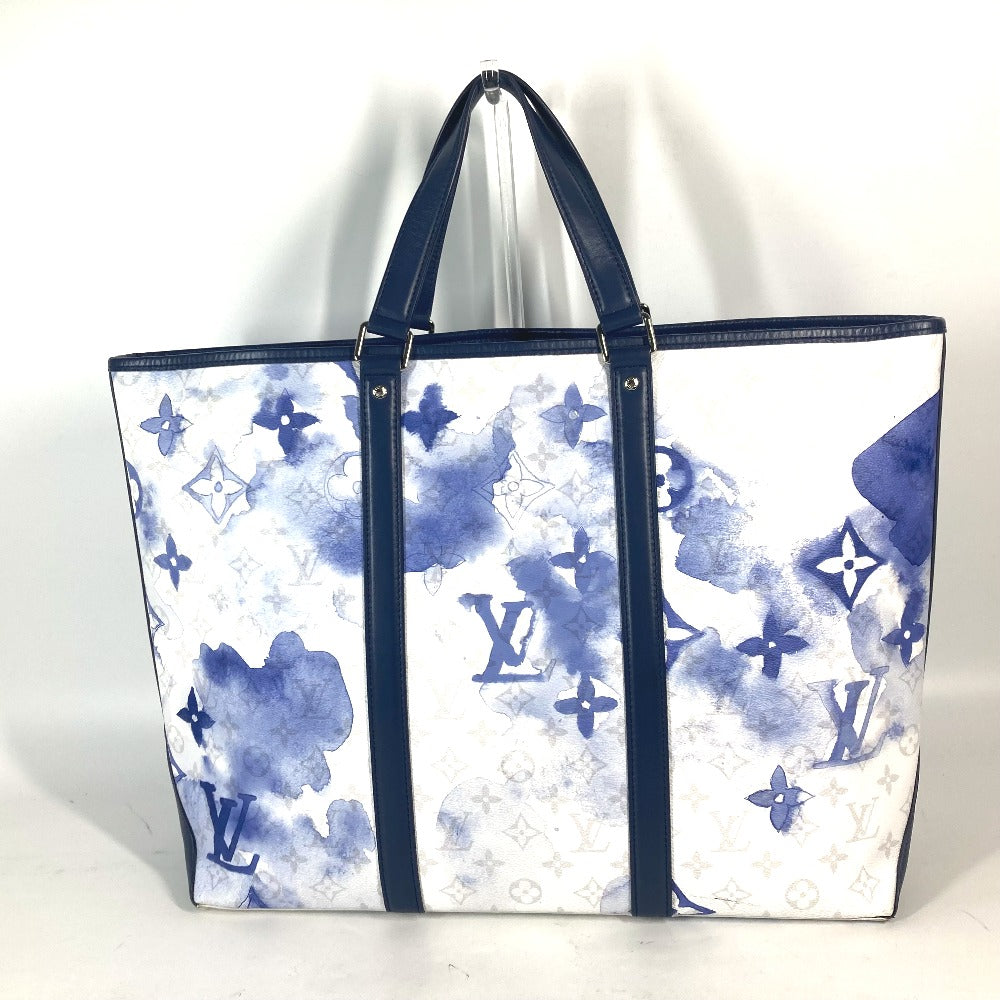 LOUIS VUITTON Shoulder Bag Monogram canvas blue Monogram Weekend Tote GM
