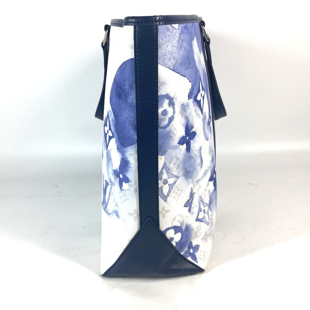 LOUIS VUITTON Shoulder Bag Monogram canvas blue Monogram Weekend Tote GM