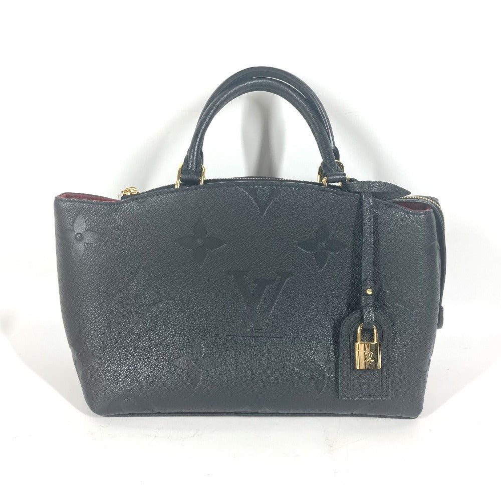 LOUIS VUITTON Handbag Monogram Ann Platt Leather black Monogram Ann Platt Petit Palais PM Women