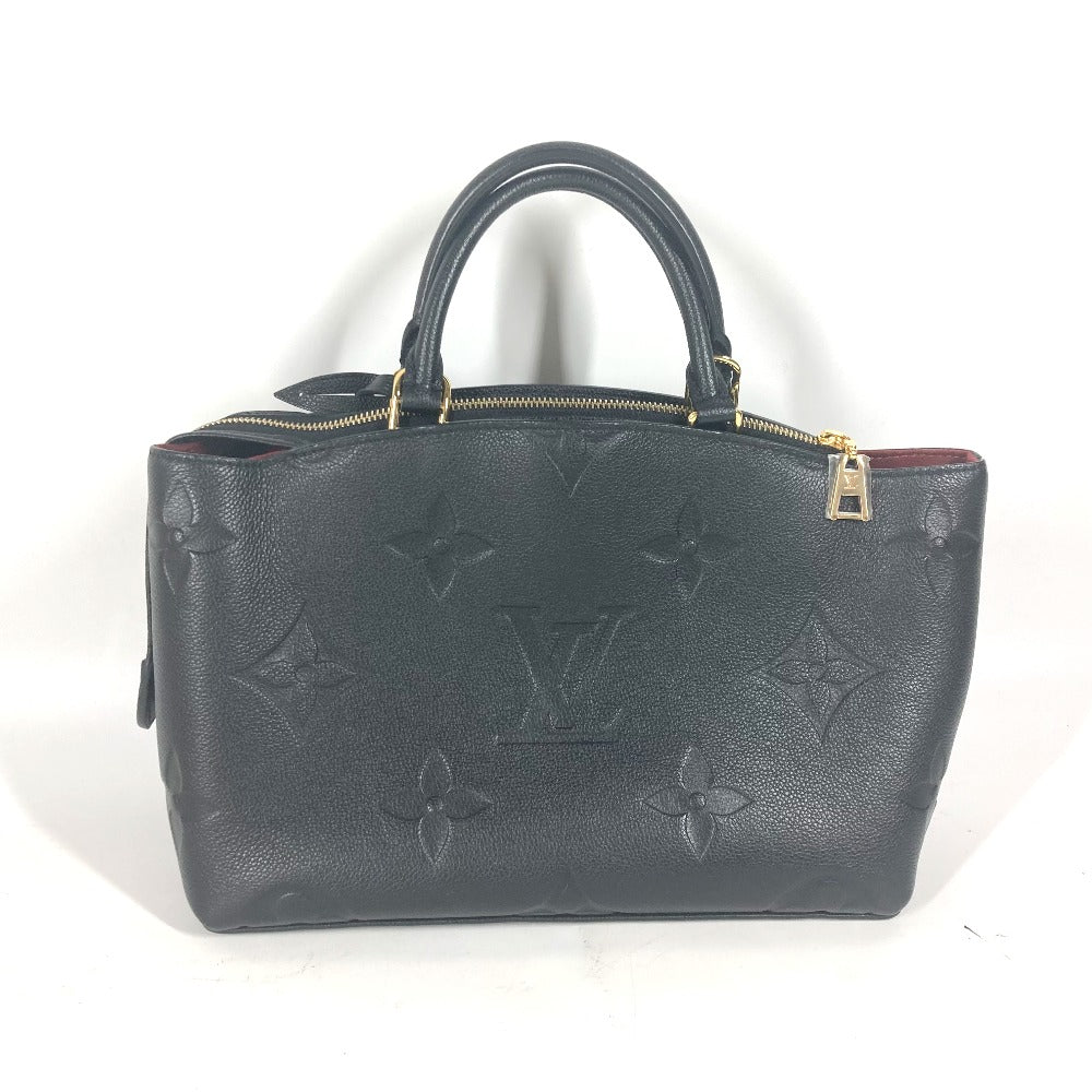 LOUIS VUITTON Handbag Monogram Ann Platt Leather black Monogram Ann Platt Petit Palais PM Women