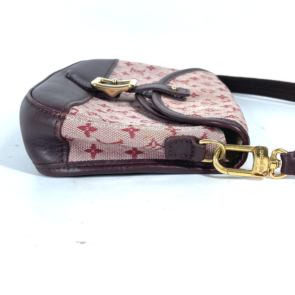 LOUIS VUITTON Shoulder Bag Monogram mini canvas Red Monogram mini Marjoly
