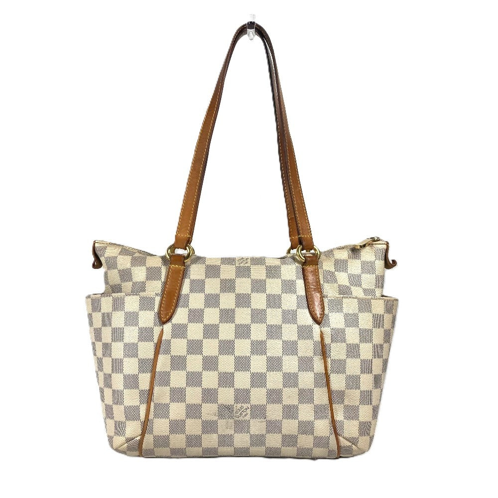 LOUIS VUITTON Shoulder Bag Damier Azur Canvas white Damier Azur Totally PM