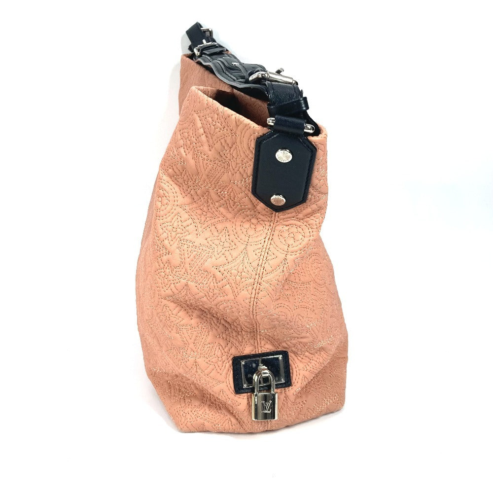 LOUIS VUITTON Shoulder Bag monogram antique leather pink Monogram Antia Hobo PM Women