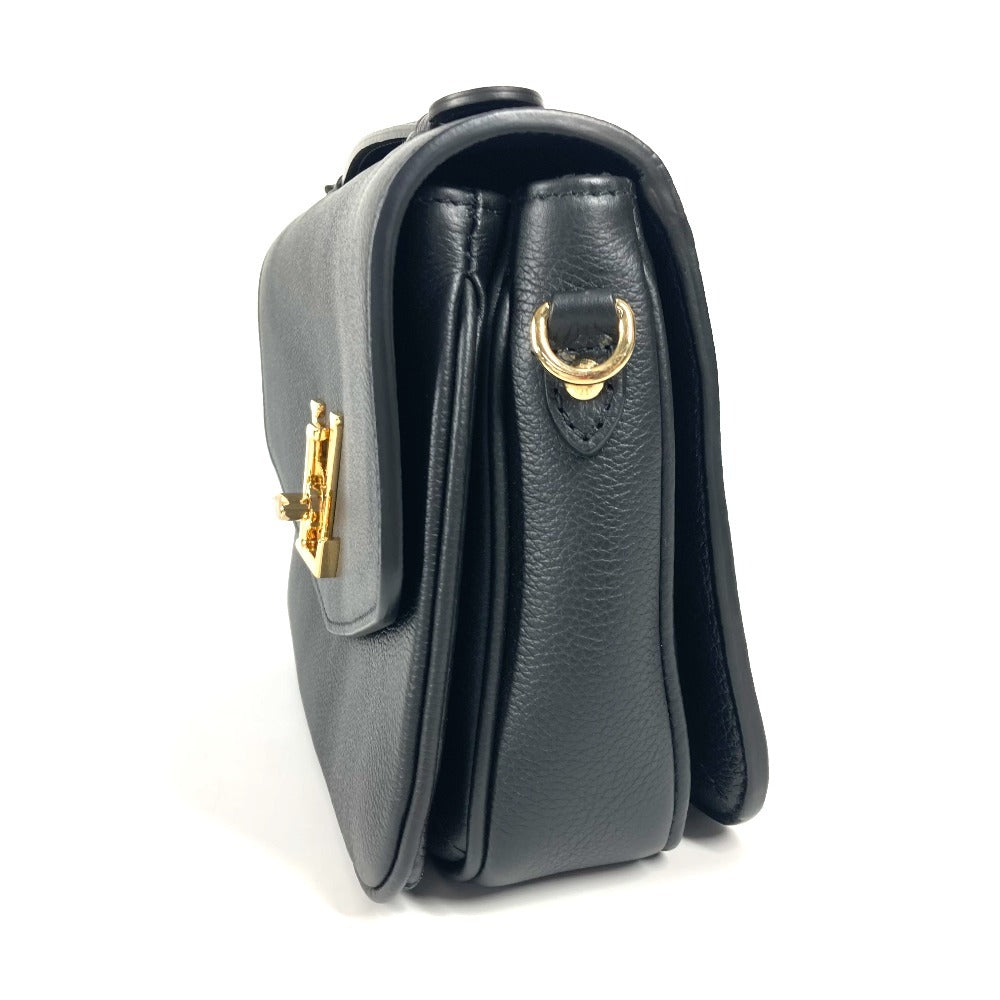 LOUIS VUITTON Shoulder Bag , Grained calf leather black Oxford