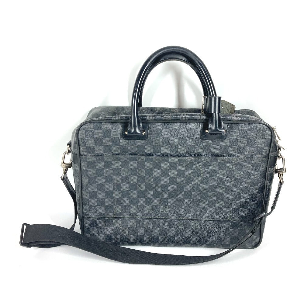LOUIS VUITTON Business bag Damier Grafitto Canvas black Damier Grafitte Ikar unisex(Unisex)