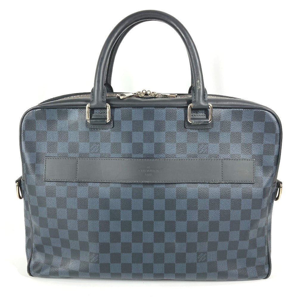 LOUIS VUITTON Handbag Damier Cobalt Canvas Navy Damier Cobalt Porto Documan Business PDB mens