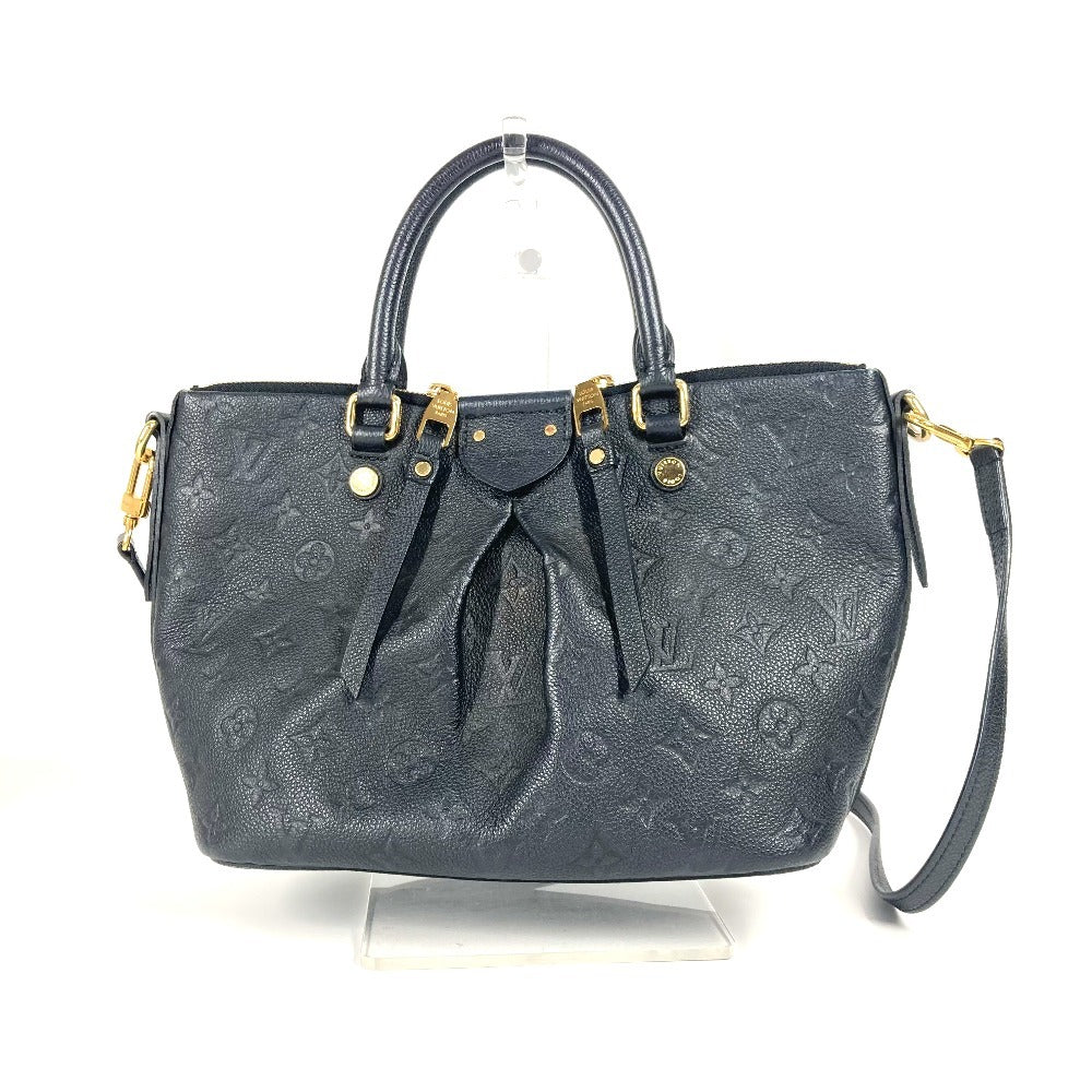 LOUIS VUITTON Shoulder Bag Monogram Ann Platt Leather Navy Monogram Ann Platt Marizane PM Women
