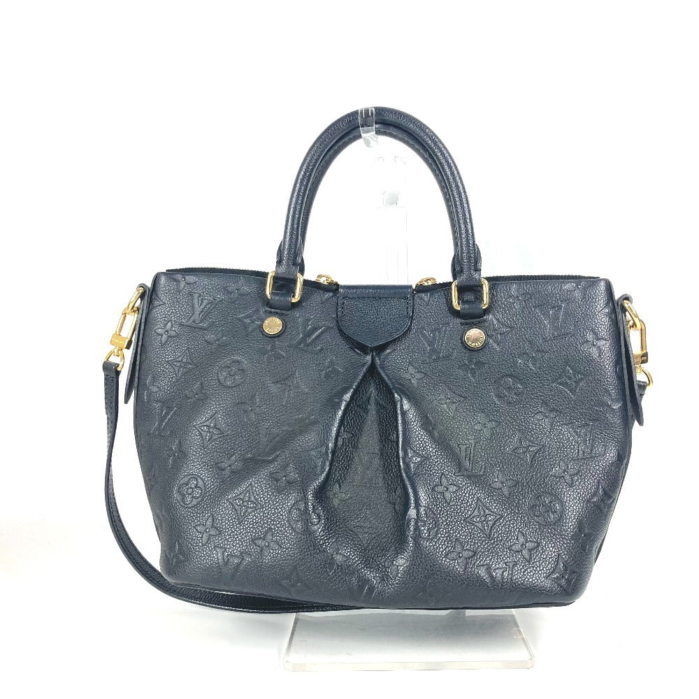 LOUIS VUITTON Shoulder Bag Monogram Ann Platt Leather Navy Monogram Ann Platt Marizane PM Women