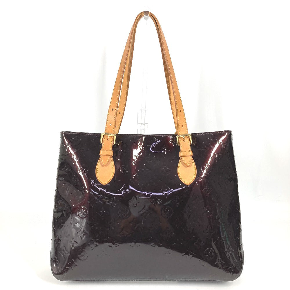 LOUIS VUITTON Shoulder Bag Monogram Vernis Canvas purple Monogram Vernis Brentwood Women