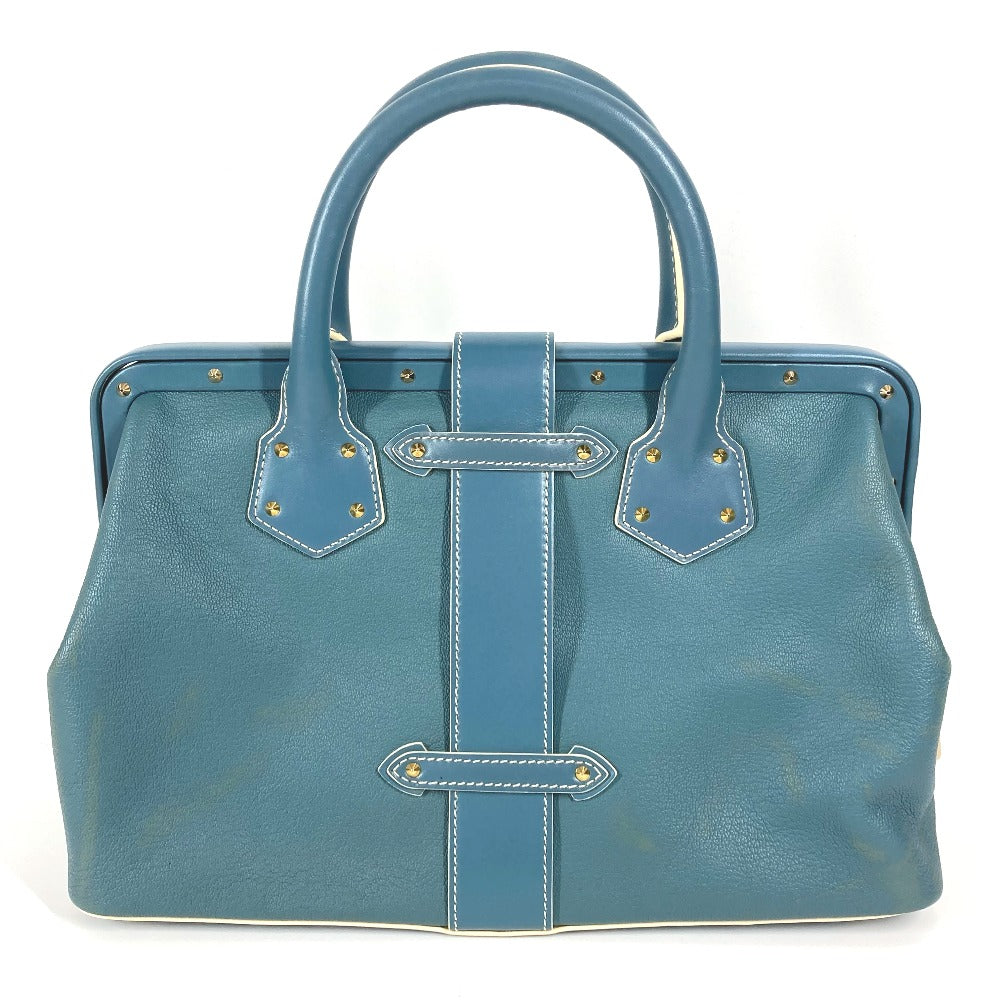 LOUIS VUITTON Handbag Suhari leather blue Suhari Angnieux PM Women