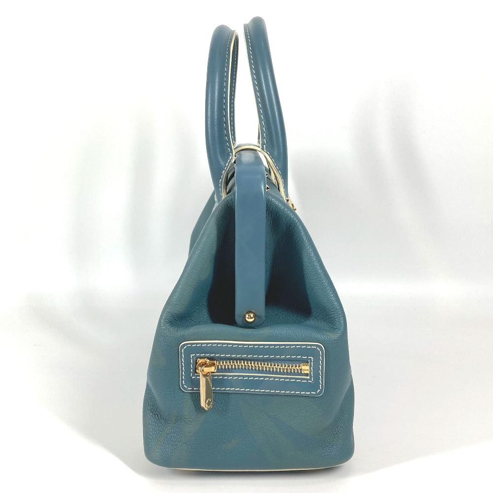 LOUIS VUITTON Handbag Suhari leather blue Suhari Angnieux PM Women