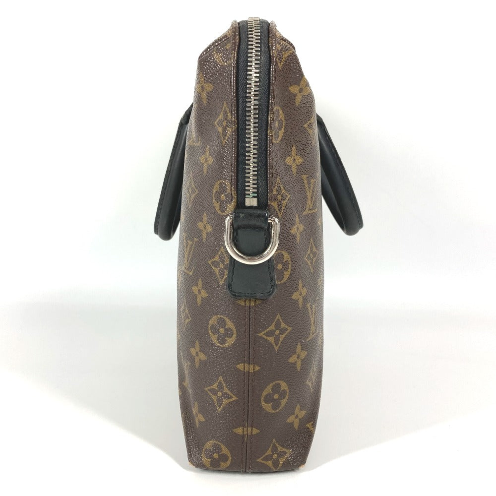 LOUIS VUITTON Handbag Monogram macacer canvas Brown Monogram macacer Porto documan Jules PDJ mens
