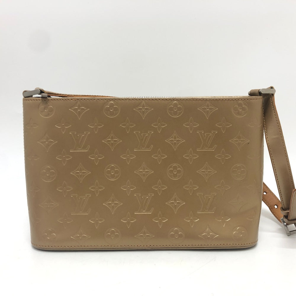 LOUIS VUITTON Shoulder Bag Monogram mat leather beige Monogram mat Alston