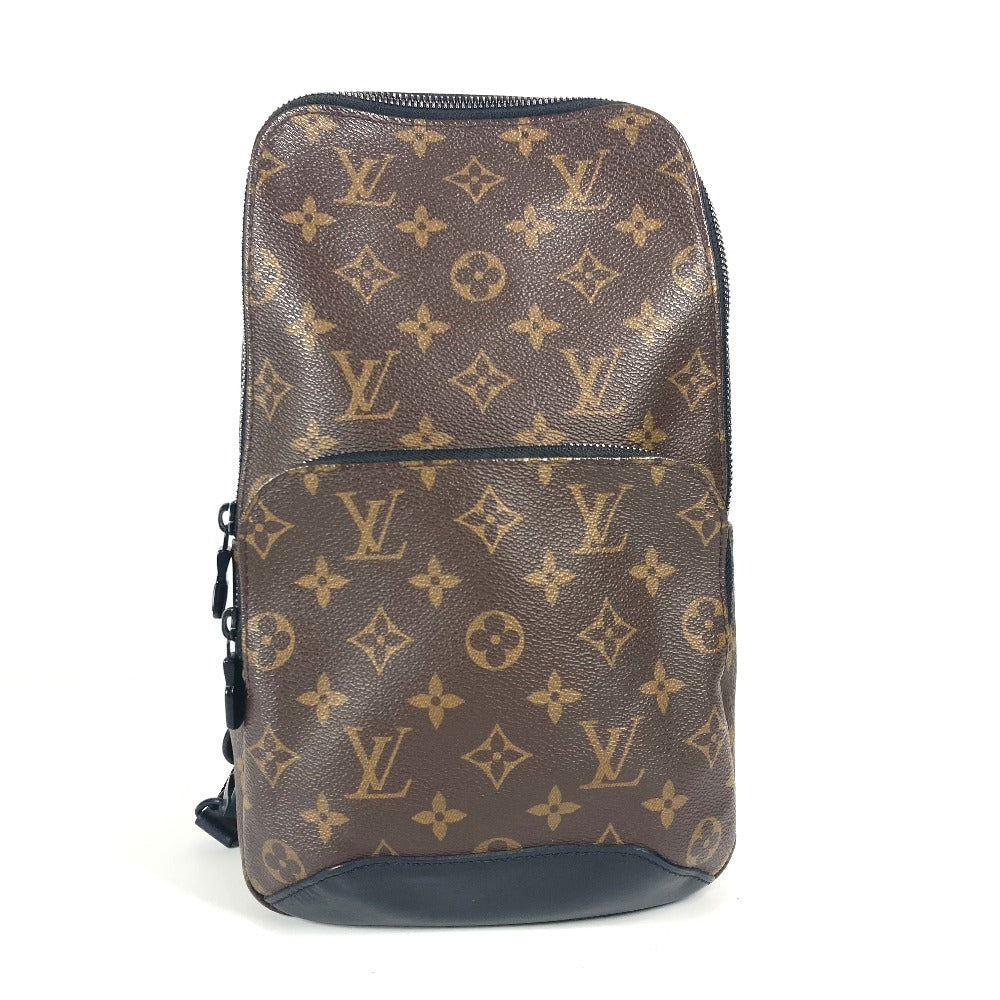 LOUIS VUITTON Sling bag Monogram macacer canvas Brown Monogram macacer Avenue Sling Bag