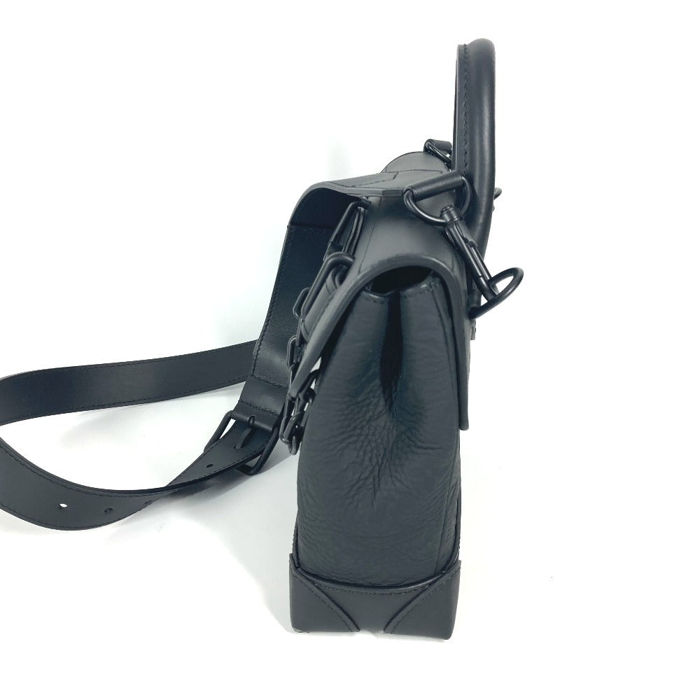 LOUIS VUITTON Handbag Taurillon Clemence Leather black Taurillon Clemence Monogram Steamer PM