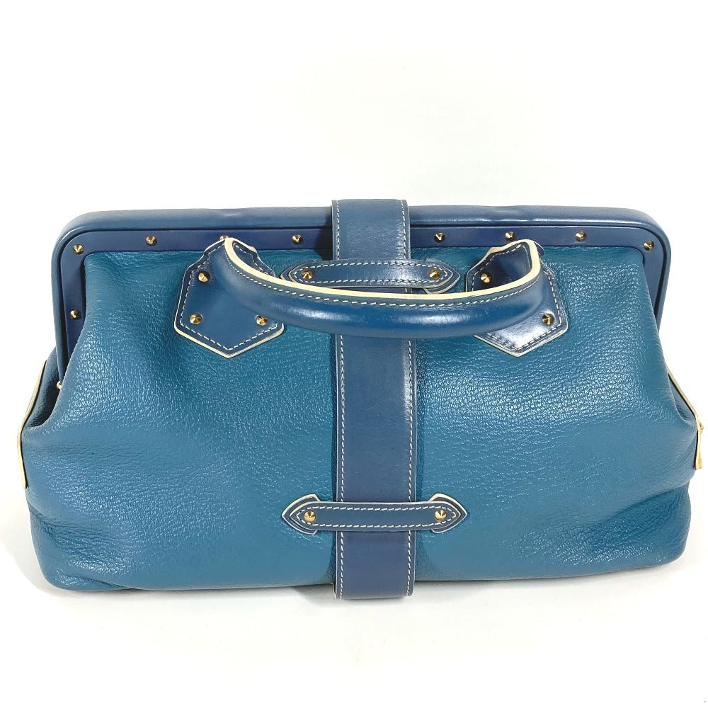 LOUIS VUITTON Handbag Suhari leather blue Suhari Angénieux PM