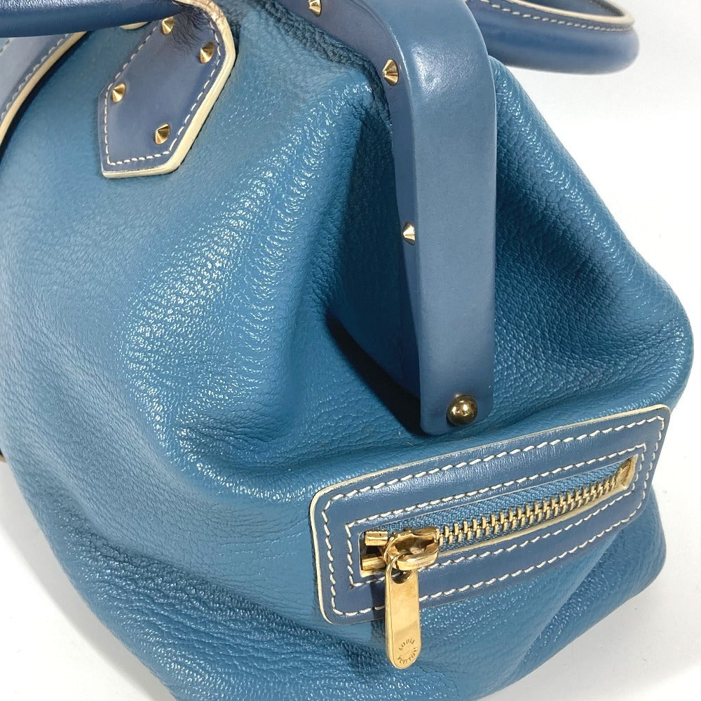 LOUIS VUITTON Handbag Suhari leather blue Suhari Angénieux PM