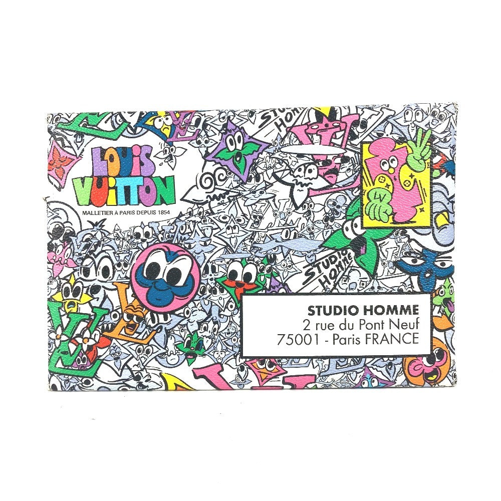 Luxury Women's Clutch Bag | LOUIS VUITTON Clutch bag Ｍ82014 Leather / canvas multicolor monogram comic Trio Anvelope