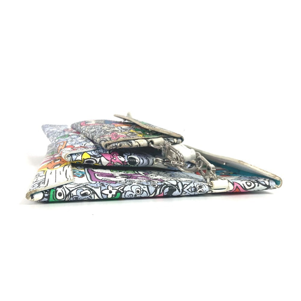 Luxury Women's Clutch Bag | LOUIS VUITTON Clutch bag Ｍ82014 Leather / canvas multicolor monogram comic Trio Anvelope