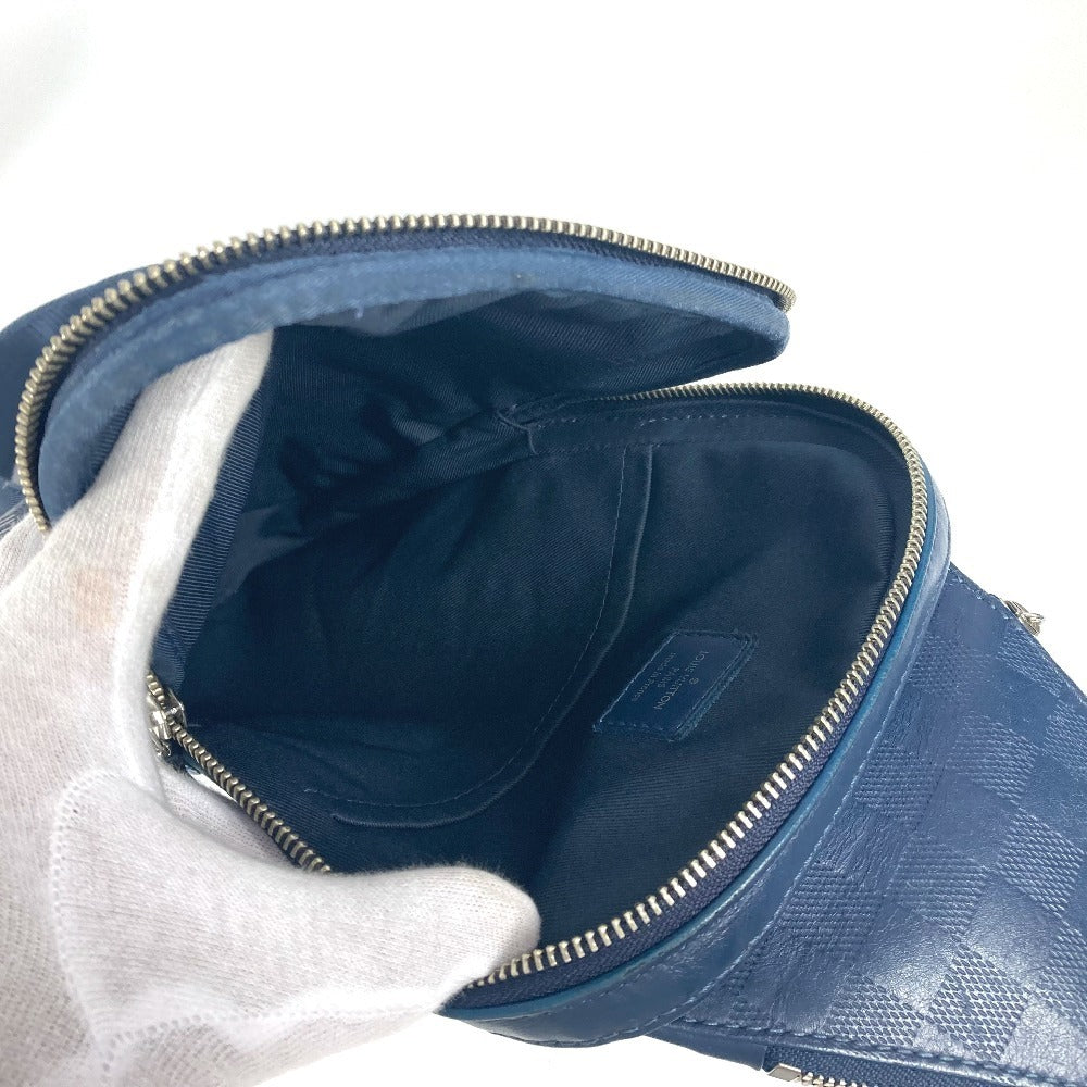 LOUIS VUITTON Sling bag Damier Graphite Canvas , Damier Infini Leather Navy Damier Squared Avenue Sling Bag
