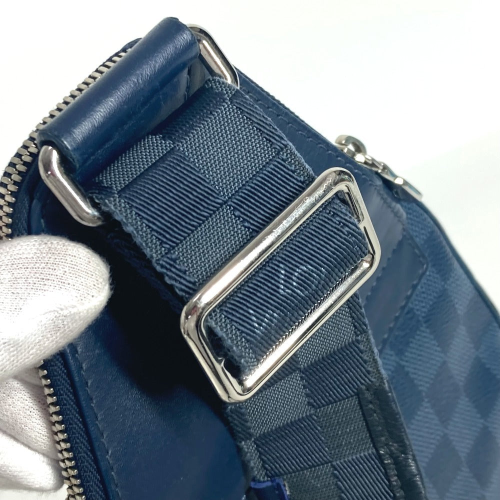 LOUIS VUITTON Sling bag Damier Graphite Canvas , Damier Infini Leather Navy Damier Squared Avenue Sling Bag