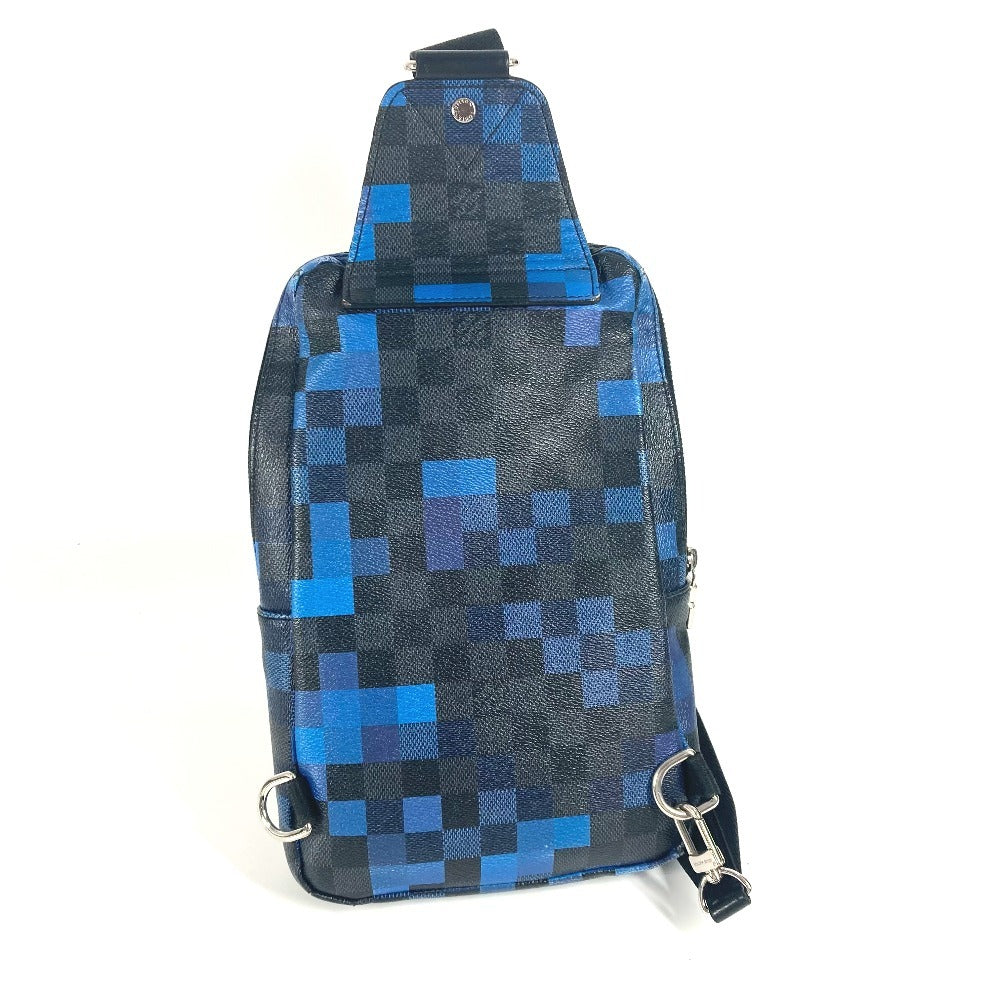 LOUIS VUITTON Sling bag Damier Grafitto Canvas blue Damier graphic pixel Avenue Sling Bag