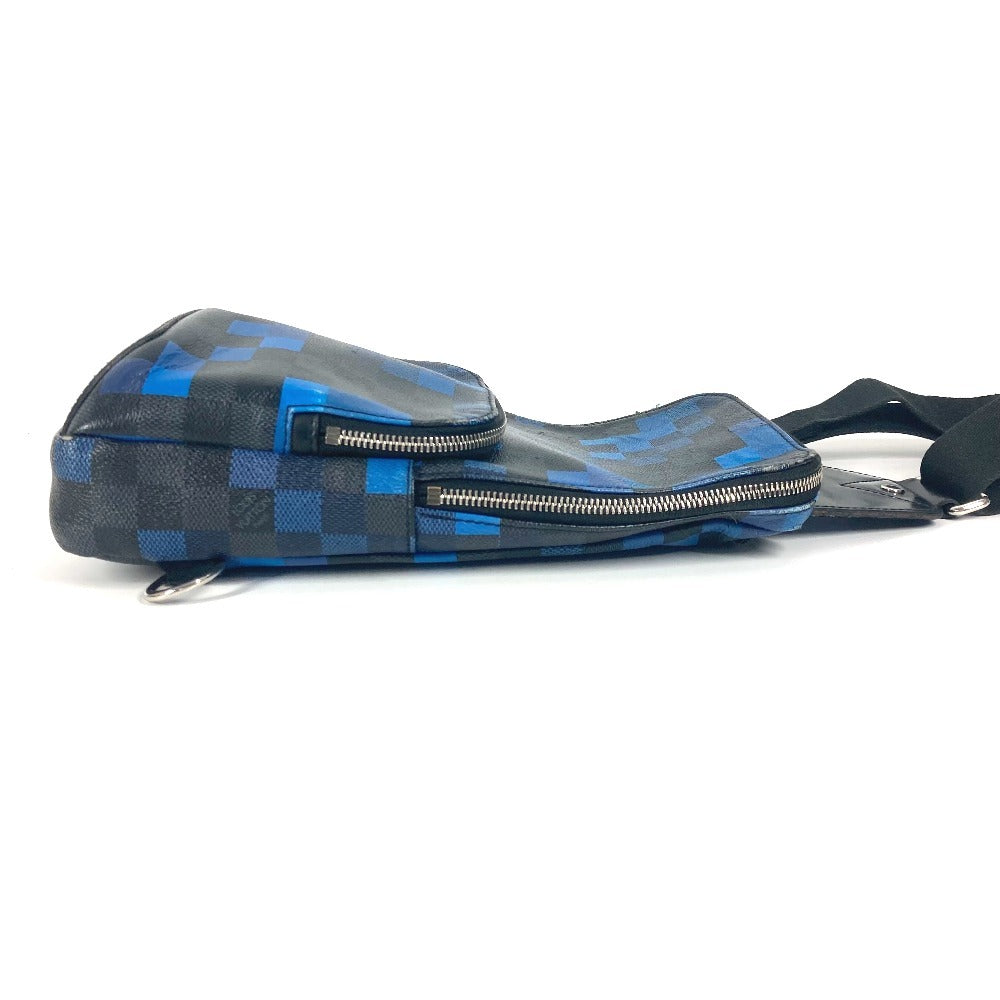 LOUIS VUITTON Sling bag Damier Grafitto Canvas blue Damier graphic pixel Avenue Sling Bag