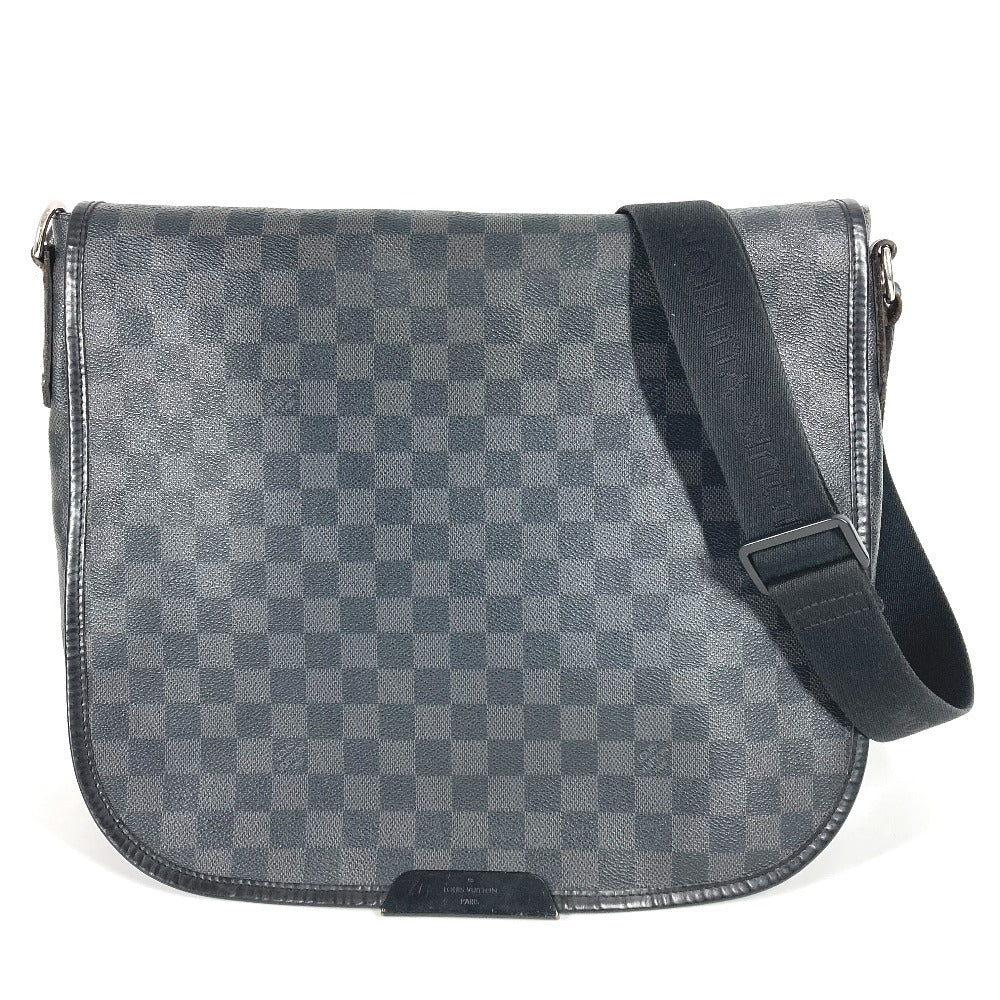 LOUIS VUITTON Shoulder Bag Damier Grafitto Canvas black Damier Grafitte Daniel GM