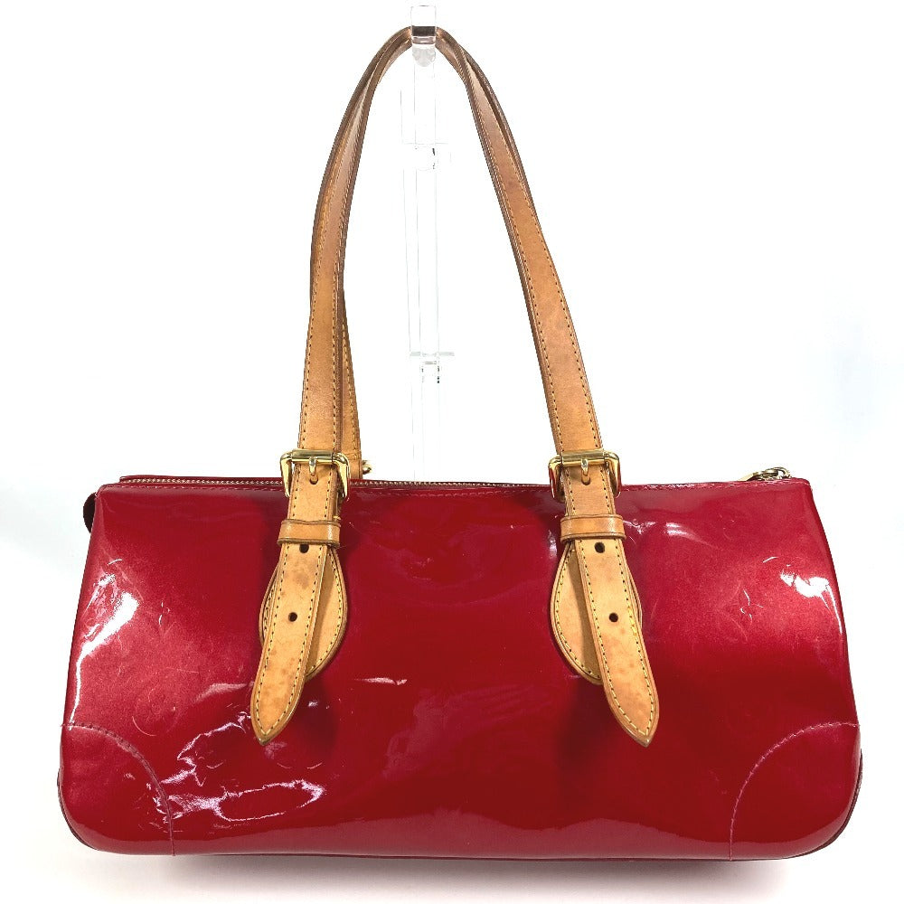 LOUIS VUITTON Shoulder Bag Monogram Vernis Red Monogram Vernis Rosewood Avenue