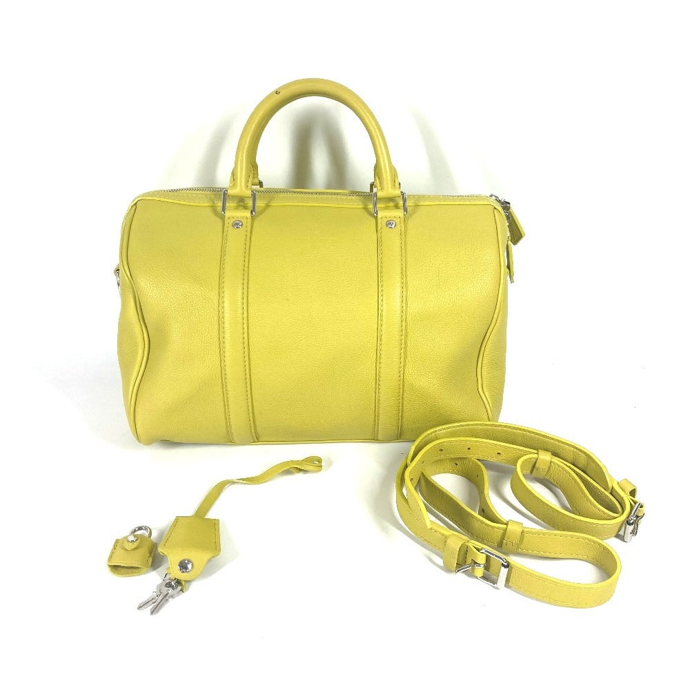  LOUIS VUITTON Handbag leather yellow Sofia Coppola collaboration SC Bag PM Parnassus