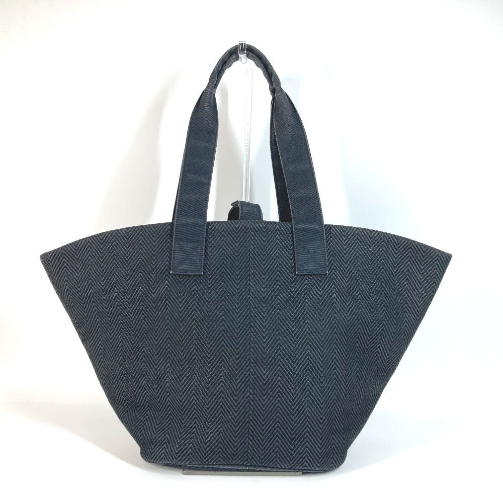 HERMES Shoulder Bag cotton black With porch Panier de Plage PM Panier de Plage PM