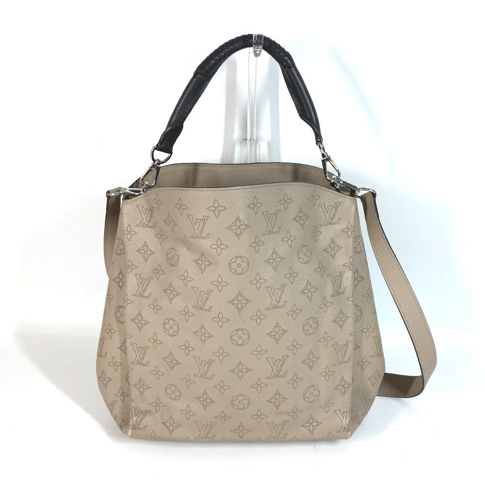 LOUIS VUITTON Shoulder Bag monogram mahina leather beige Monogram Mahina BabylonePM Babylone PM