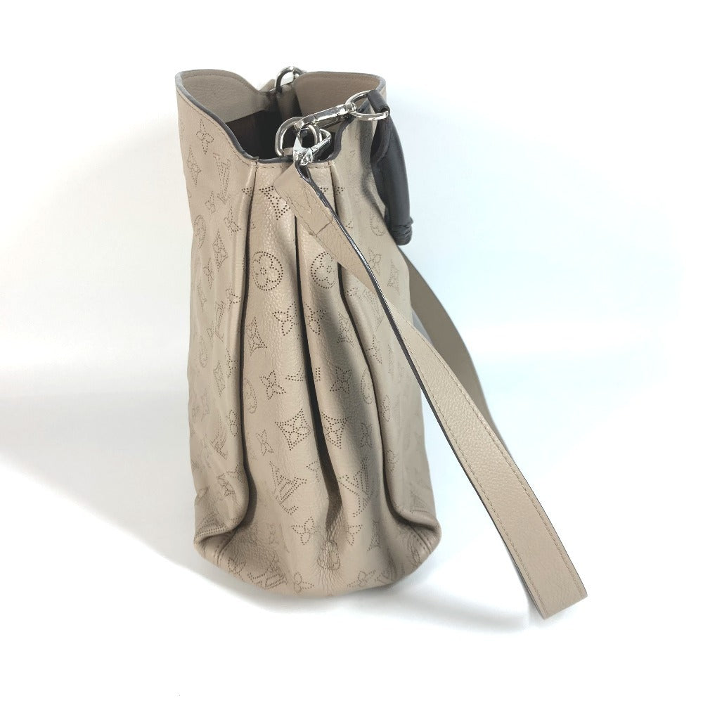 LOUIS VUITTON Shoulder Bag monogram mahina leather beige Monogram Mahina BabylonePM Babylone PM