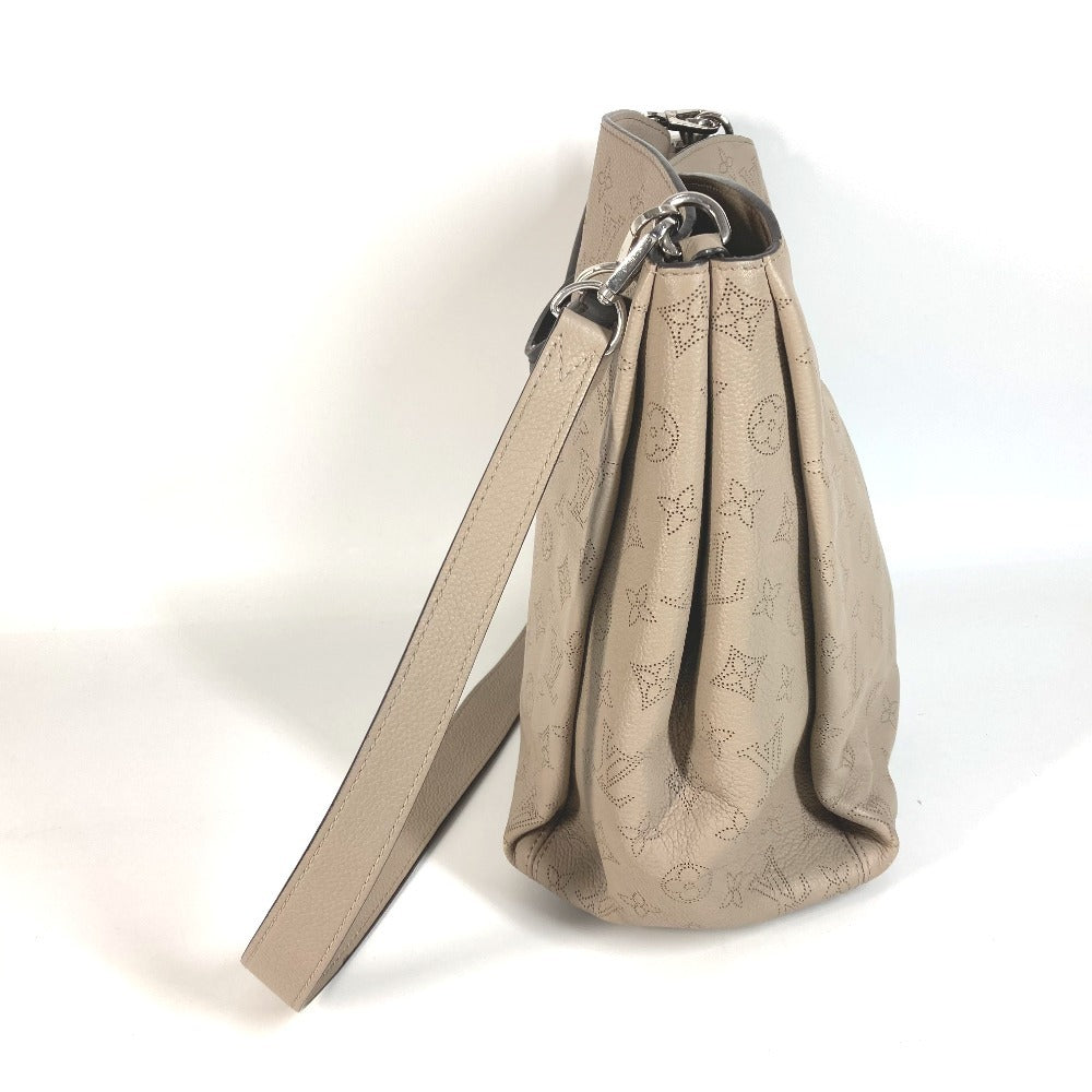 LOUIS VUITTON Shoulder Bag monogram mahina leather beige Monogram Mahina BabylonePM Babylone PM
