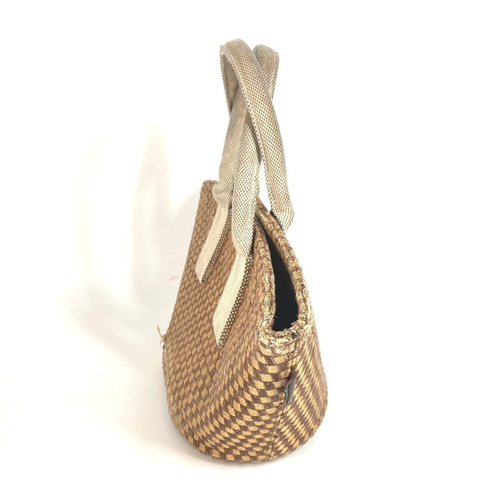 HERMES Handbag linen beige Panier Bus PM Panier Bus PM