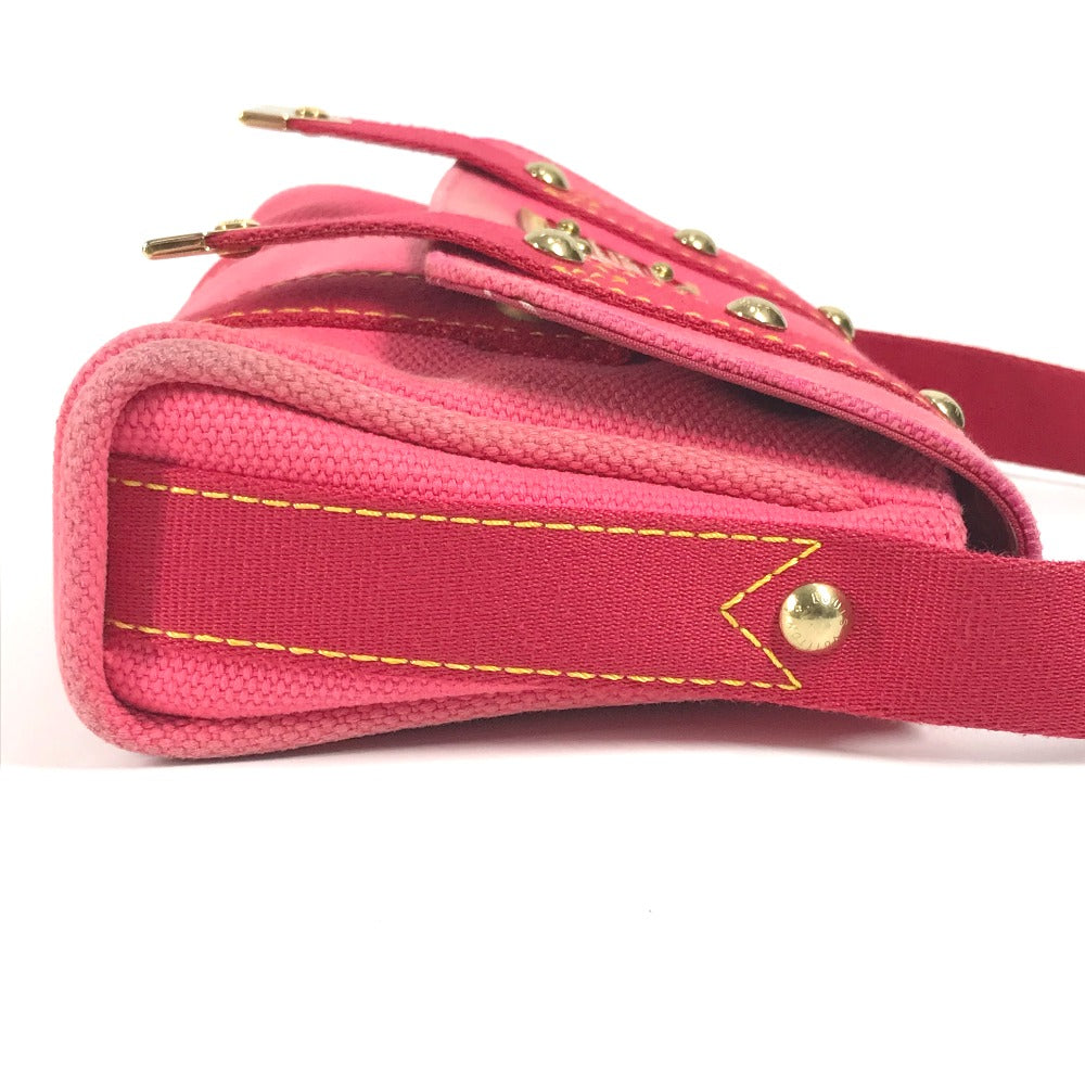 LOUIS VUITTON Shoulder Bag canvas pink Antigua Sac mule