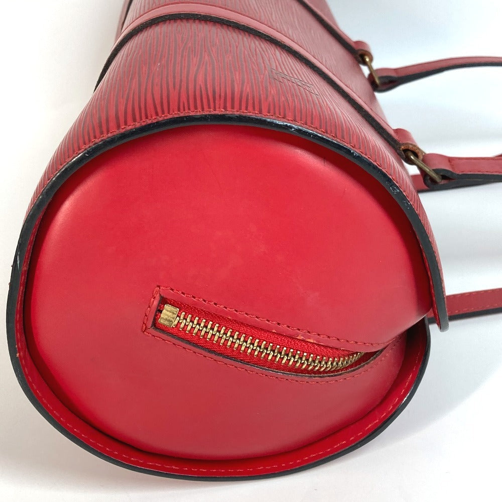 LOUIS VUITTON Handbag Epi Leather Red Epi Suflo