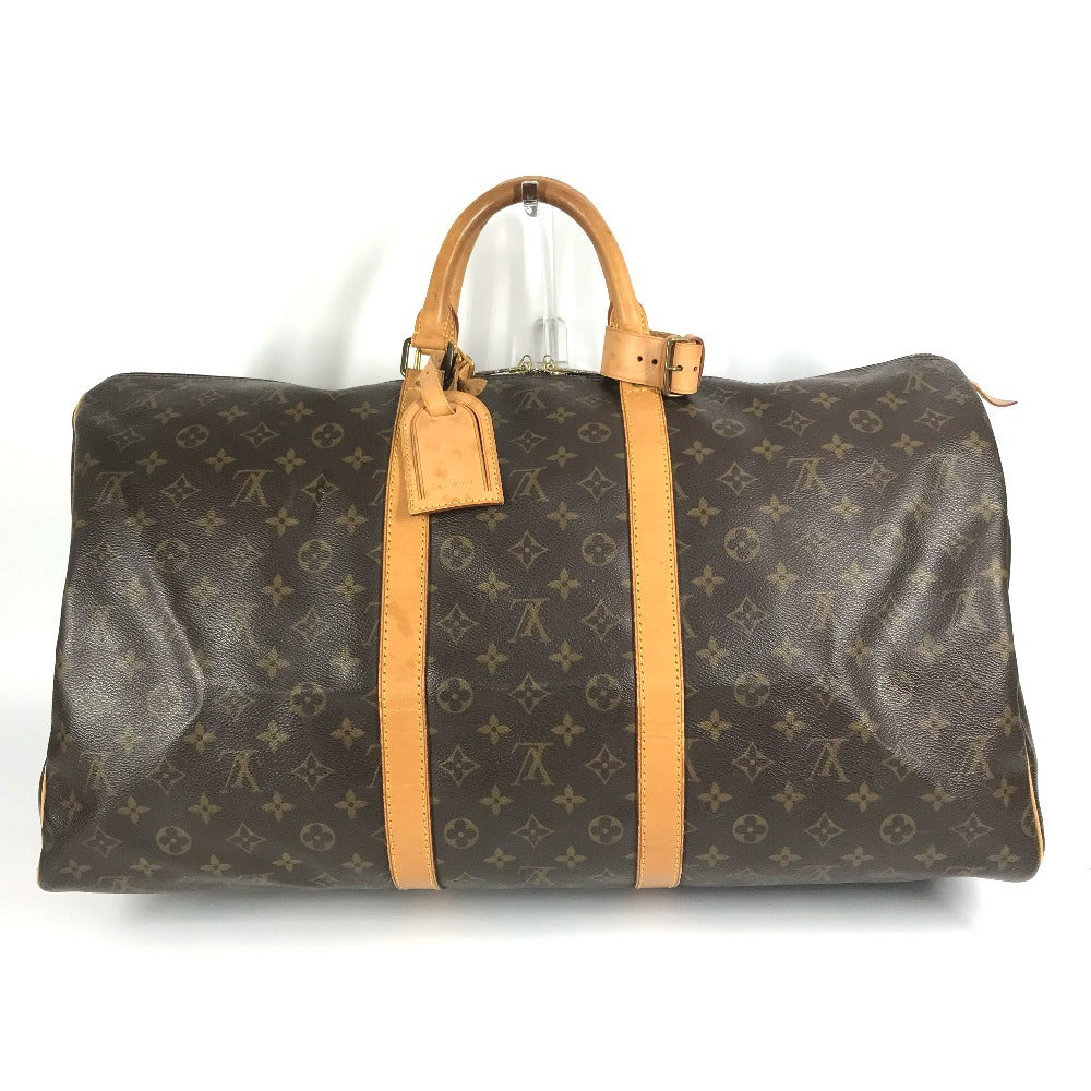 LOUIS VUITTON Boston Duffel bag Monogram canvas Brown Monogram Keepall 55 Keepall 55