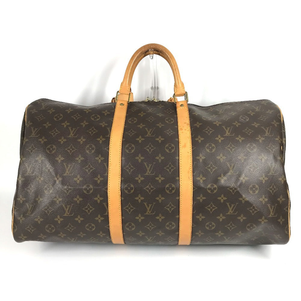 LOUIS VUITTON Boston Duffel bag Monogram canvas Brown Monogram Keepall 55 Keepall 55