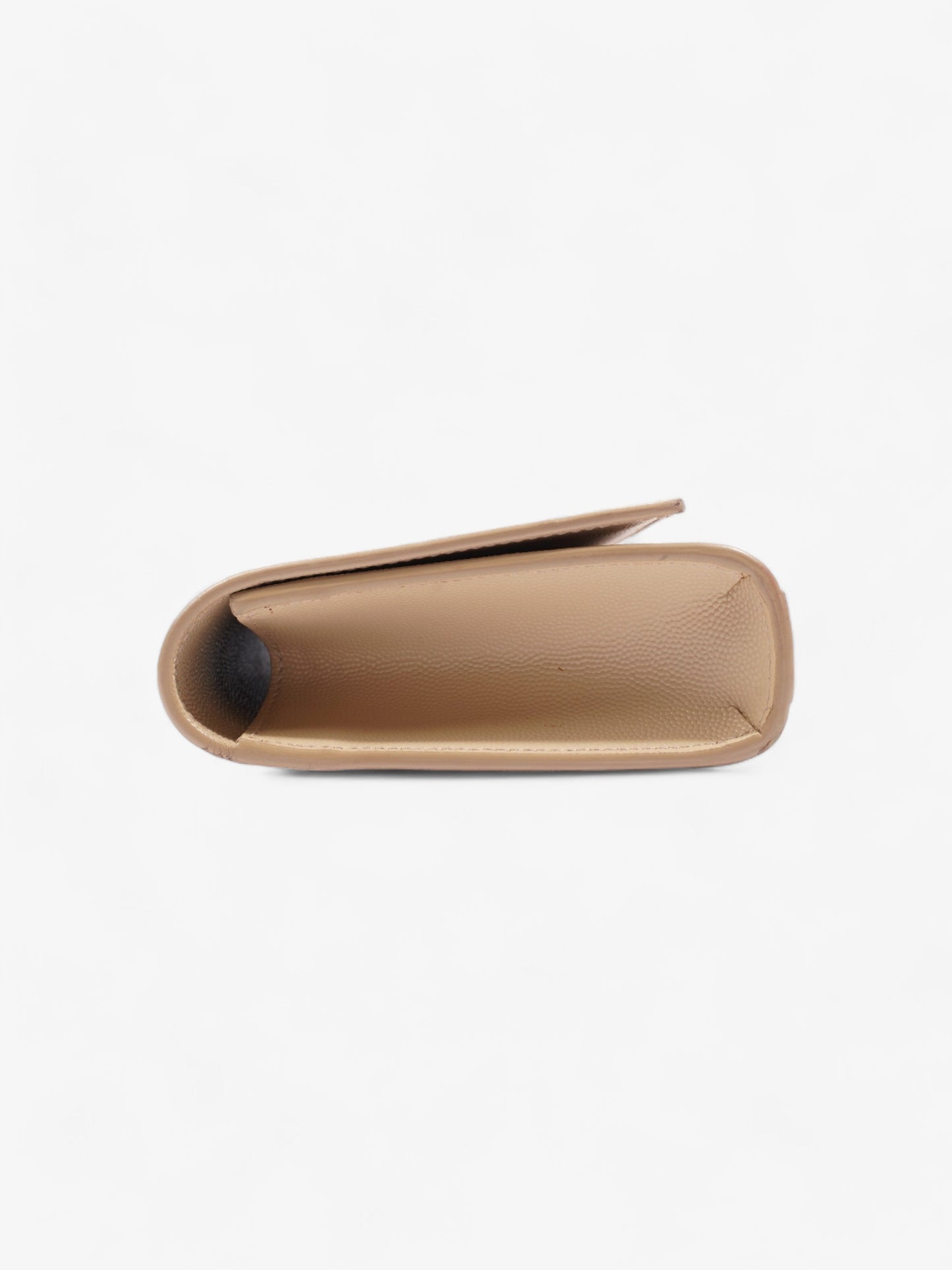 Saint Laurent Kate Pouch Beige Grained Leather
